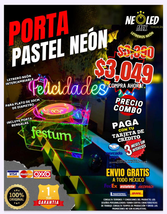 PORTAPASTEL NEON