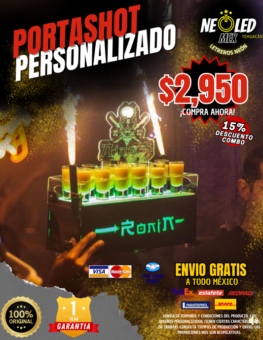 PORTA SHOTS PERSONALIZADO