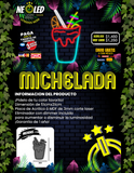 LETRERO NEÓN MICHELADA