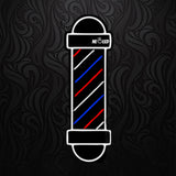 LETRERO NEÓN BARBER POLE