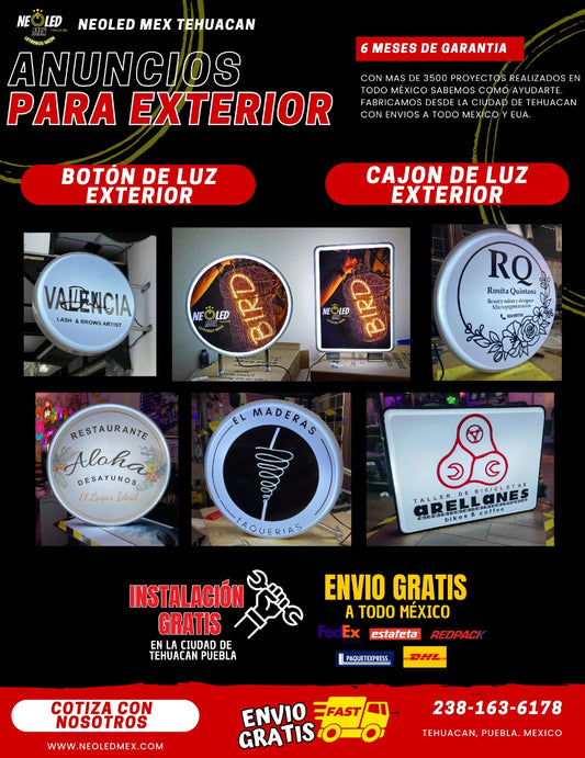 BOTÓN / CAJÓN DE LUZ