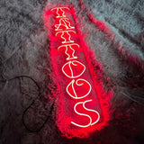 TATTOOS ROJO VERTICAL