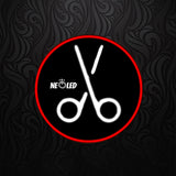 LETRERO NEÓN TIJERAS CIRCULAR