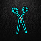 LETRERO NEÓN TIJERAS