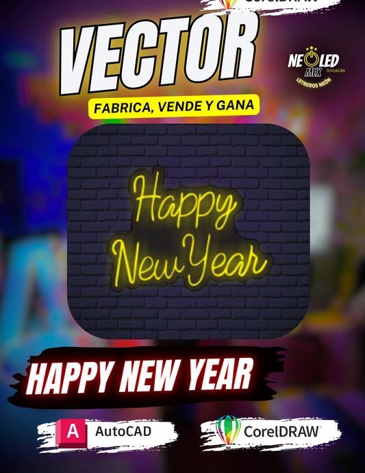 VECTOR HAPPY NEW YEAR