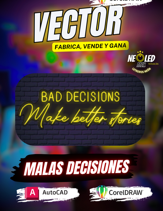 VECTOR MALAS DECISIONES