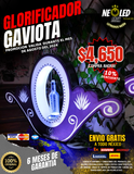 GLORIFICADOR PARA BOTELLA GAVIOTA ACRILICO LUZ LED