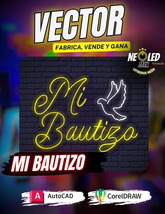 VECTOR MI BAUTIZO