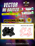 VECTOR MI BAUTIZO