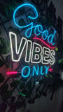 Letrero Neón Good Vibes Super Brillante