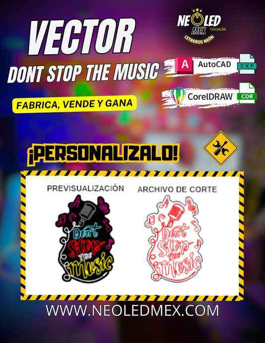VECTOR DON'T STOP THE MUSIC