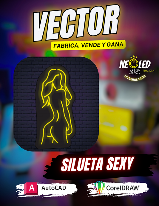 VECTOR SILUETA SEXY