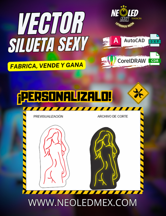 VECTOR SILUETA SEXY