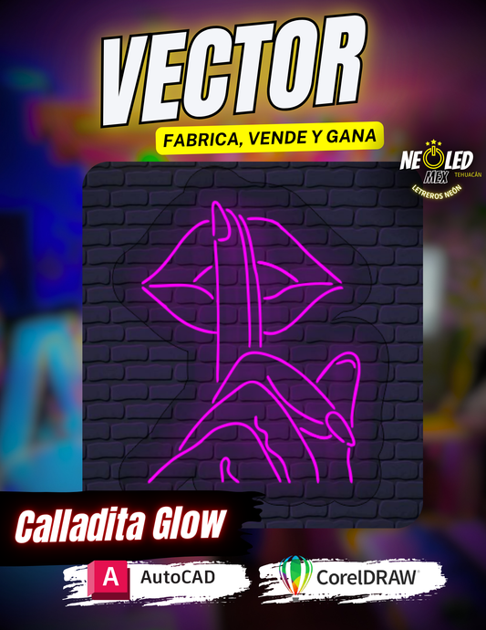 VECTOR CALLADITA GLOW