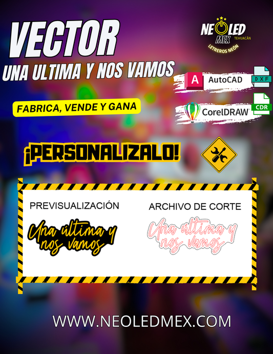 VECTOR UNA ULTIMA Y NOS VAMOS