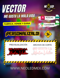 VECTOR ME GUSTA LA MALA VIDA