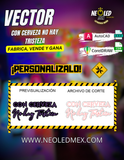 VECTOR CON CERVEZA NO HAY TRISTEZA