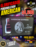 Glorificador de Botella American Express Personalizado Led Inalambrico