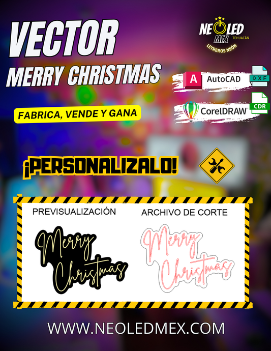 VECTOR MERRY CRHISTMAS