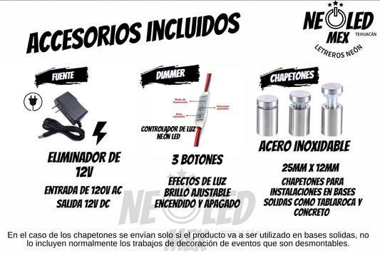 LETRERO NEÓN MI CONFIRMACIÓN