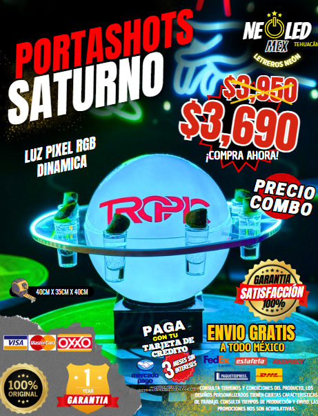 PORTASHOTS SATURNO