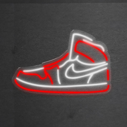LETRERO NEÓN JORDAN 1 ROJO