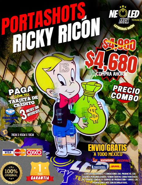 PORTASHOTS RICKY RICÓN