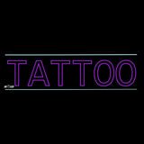 Tattoo Morado Horizontal con Barras