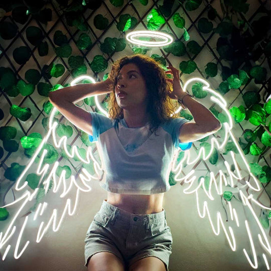 LETRERO NEÓN ALAS ÁNGEL