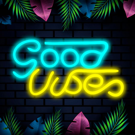 LETRERO NEÓN GOOD VIBES VOL.2